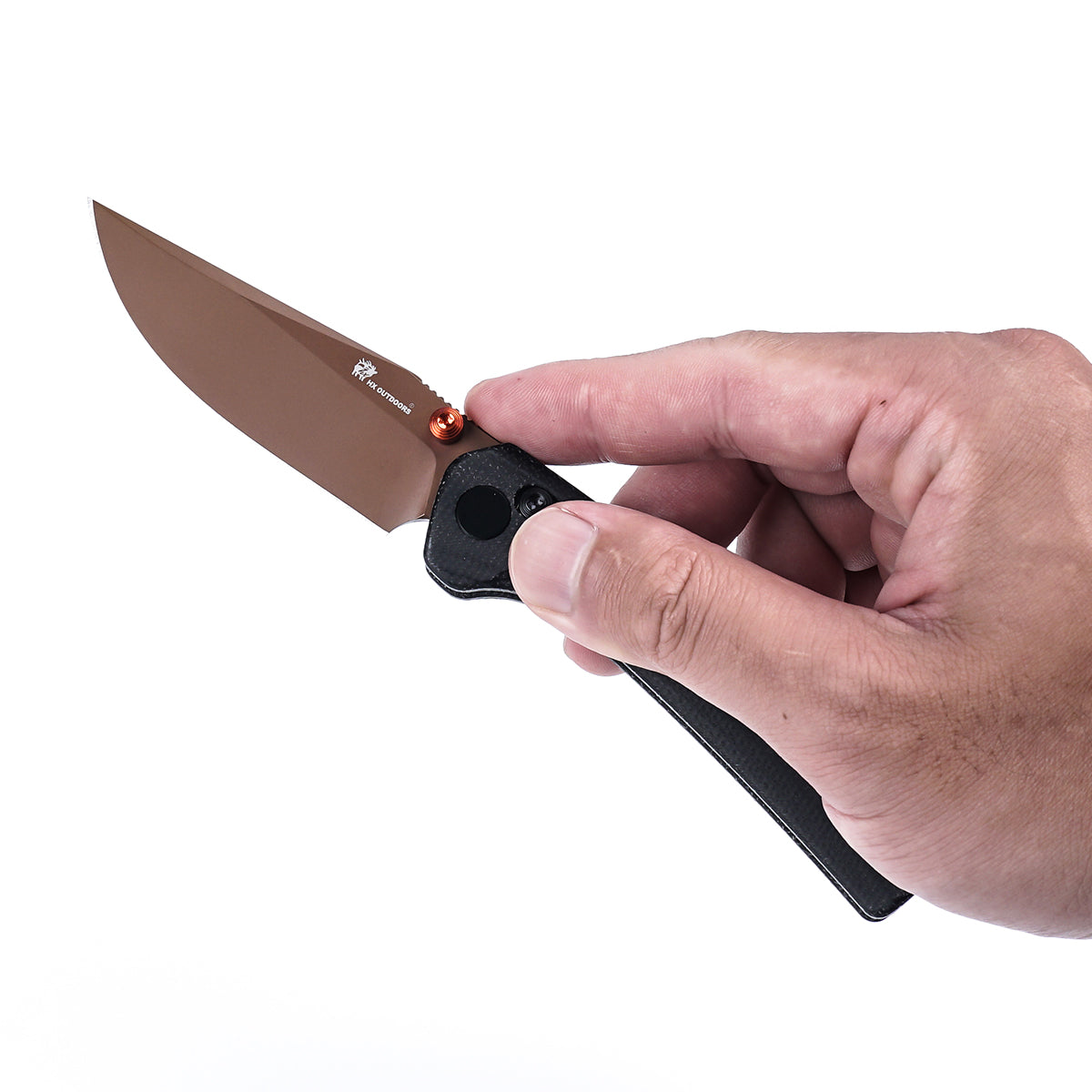HX Cool Kid ZD-123BS couteau pliant 85 mm micarta