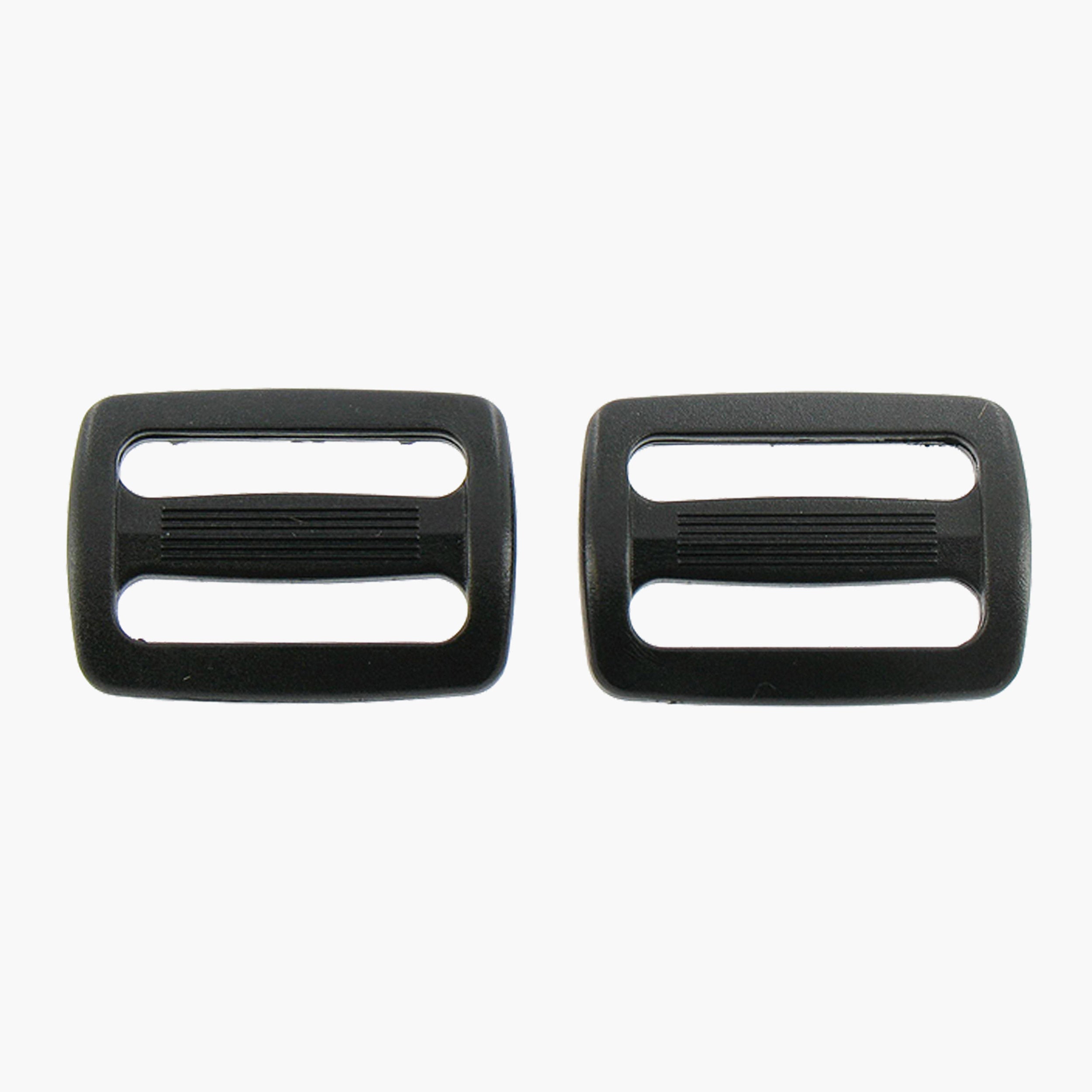 Highlander Slip Lock 25mm boucle sangle noire ABS