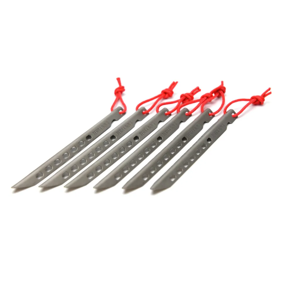 Terra Nova Titanium V-Angle piquets 11g lot de 6