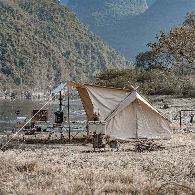 Naturehike GEN 4.8 tente glamping 2 places beige coton