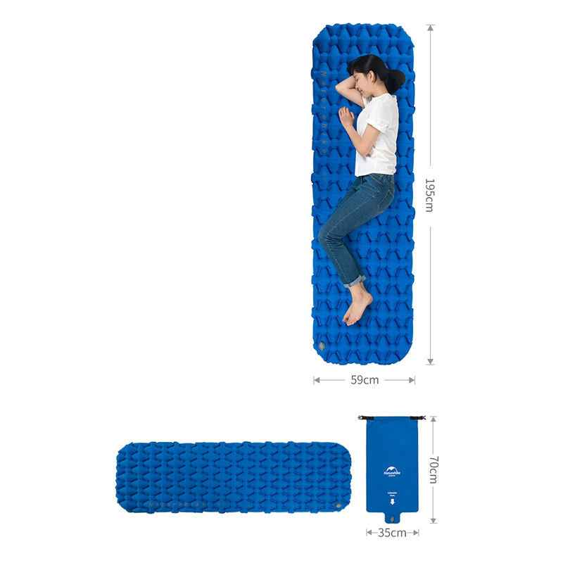 Naturehike FC10 matelas gonflable 1 personne orange simple