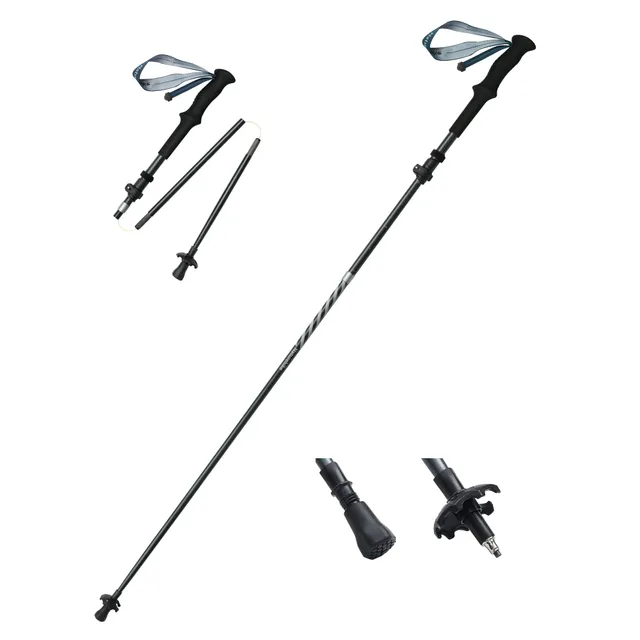 Naturehike Gale Terk PRO bâtons trekking 115-135 cm noir x2