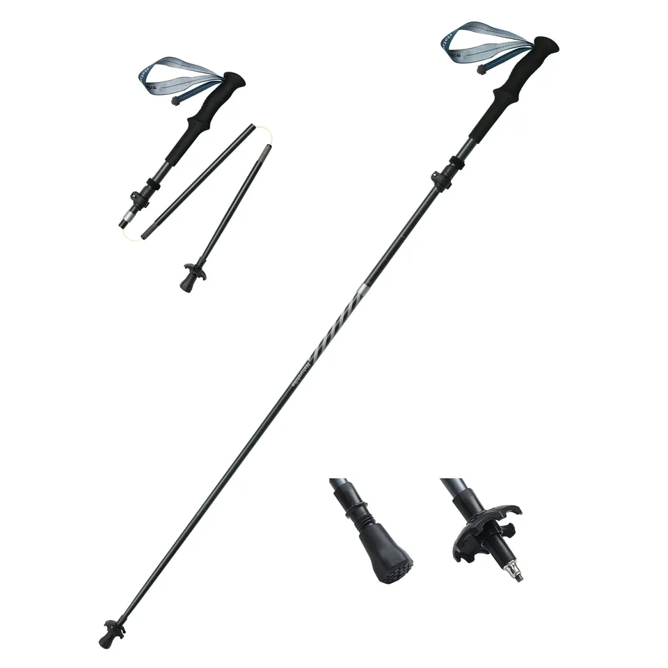 Naturehike Gale Terk PRO bâtons trekking 115-135 cm noir x2