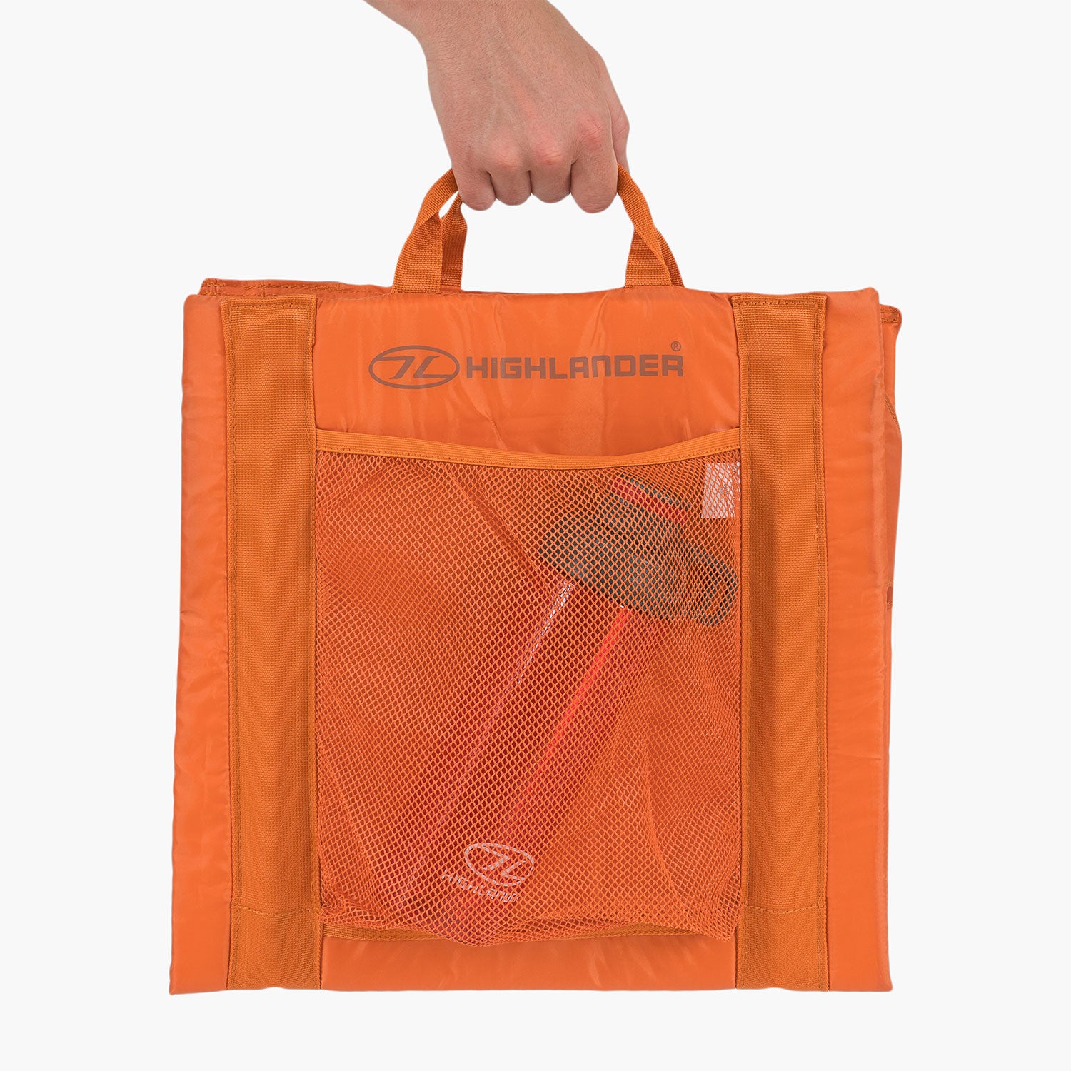 Highlander siège pliant outdoor noir 385 g compact