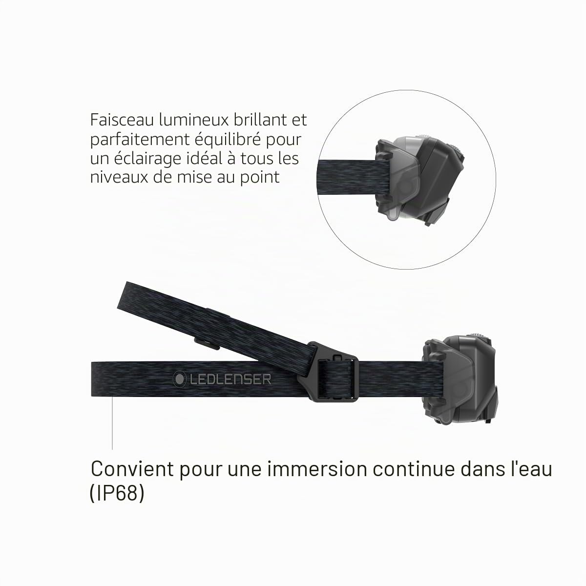 Ledlenser HF6R Core Lampe Frontale 800 lm Noire 126 g
