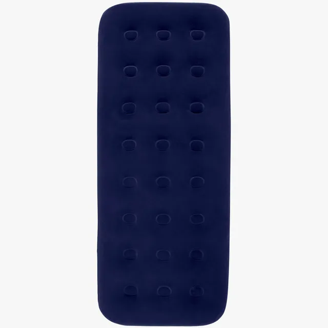 Highlander Deluxe Airbed matelas gonflable 1 place 185 cm bleu