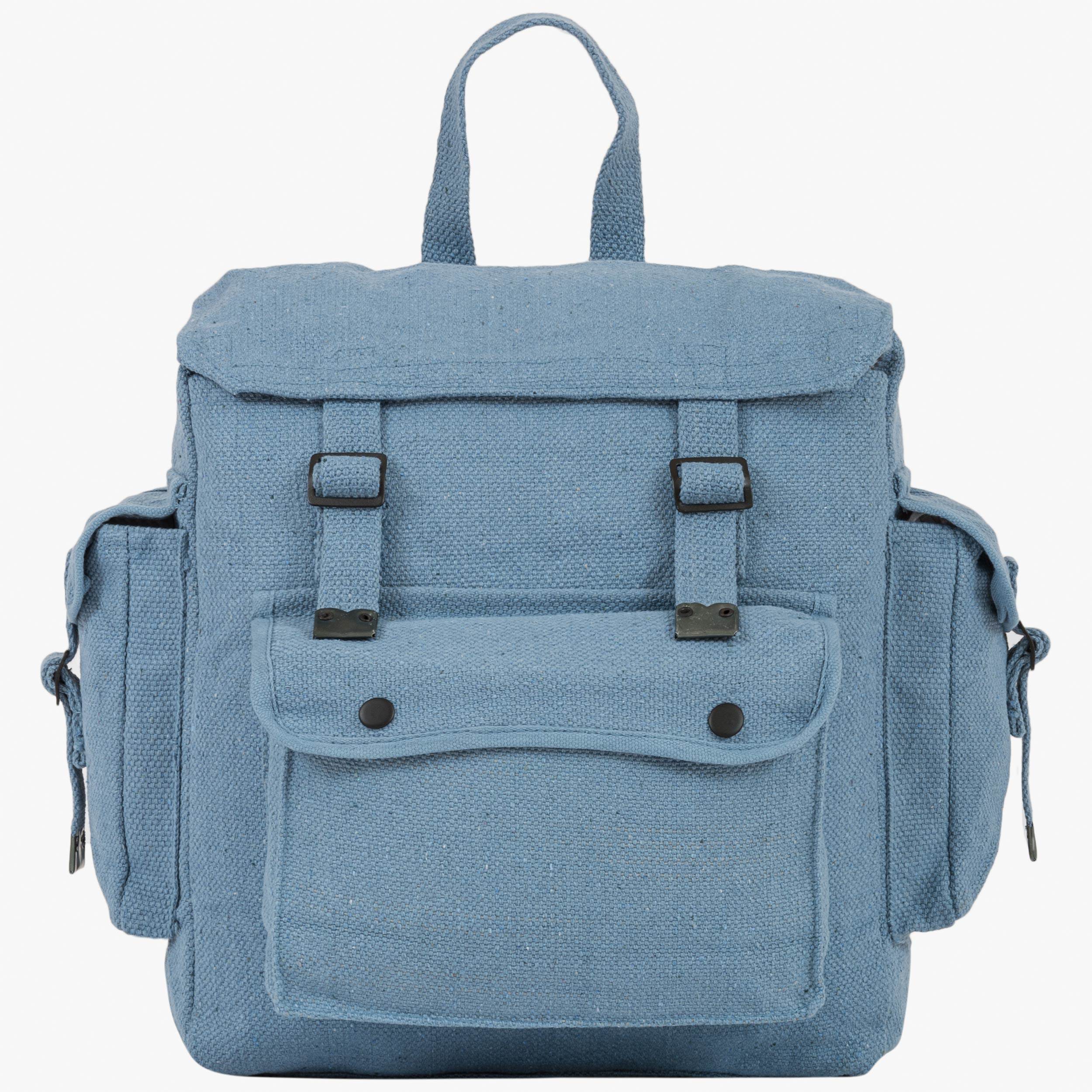 Highlander sac toile bandoulière beige 20 L poches