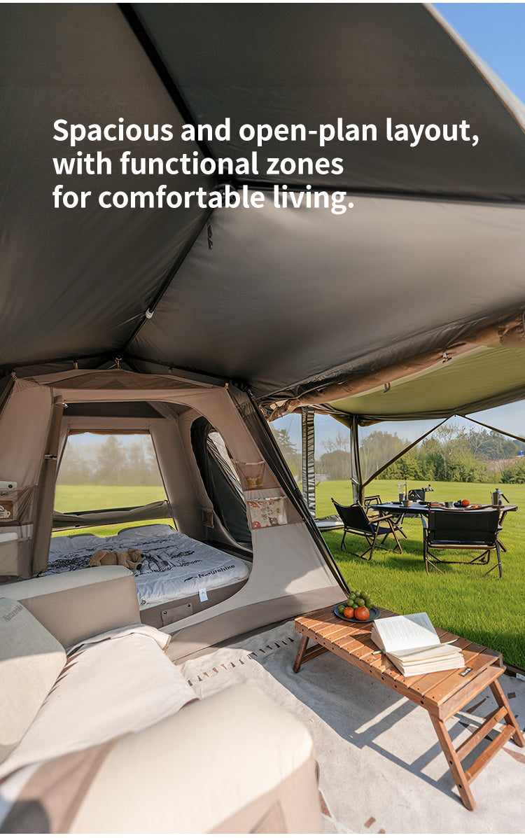Naturehike Village NEO tente camping instantanée 4-6 pers PU10000