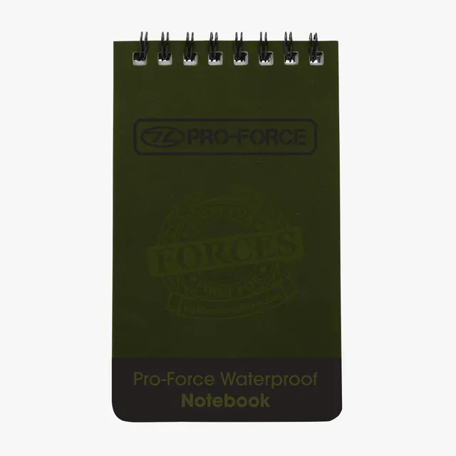 Highlander carnet étanche 13x8 cm papier waterproof olive