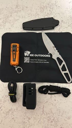 HX Vigil II D-314 couteau fixe 5Cr15 lame 66 mm