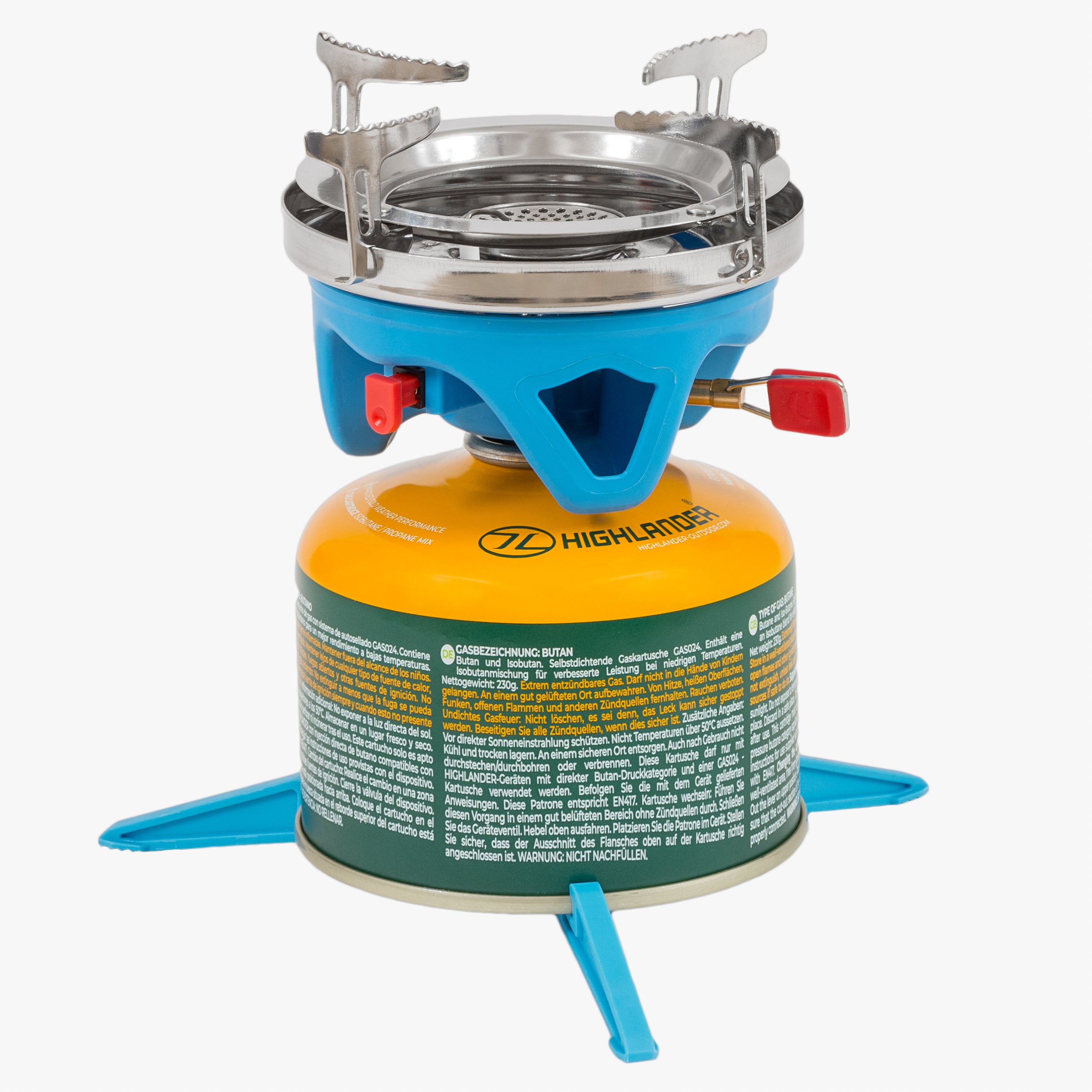 Highlander Blade Fastboil 3 réchaud gaz 1,1 L bleu