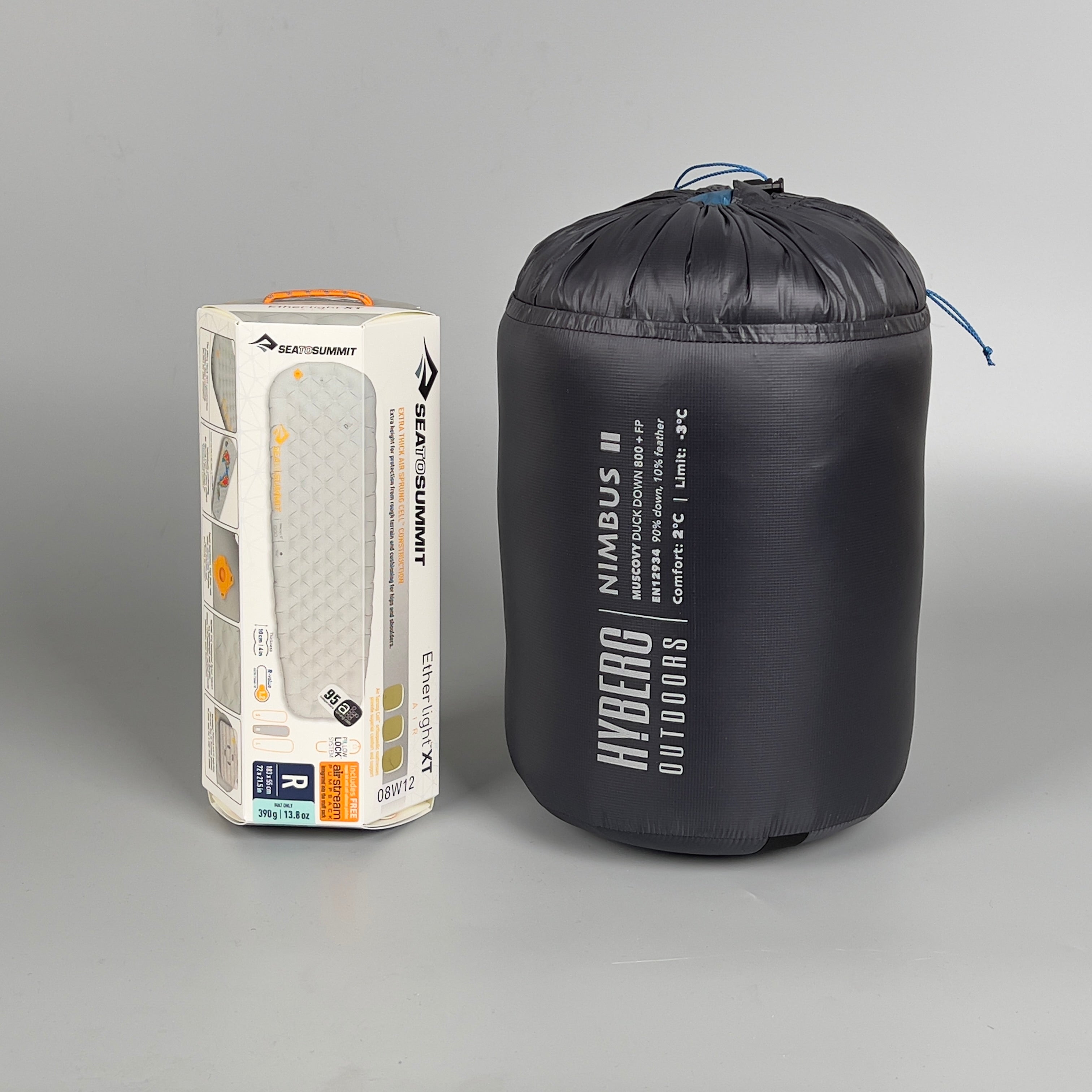 Hyberg Nimbus II quilt duvet M 800 FP 1°C limite -4°C