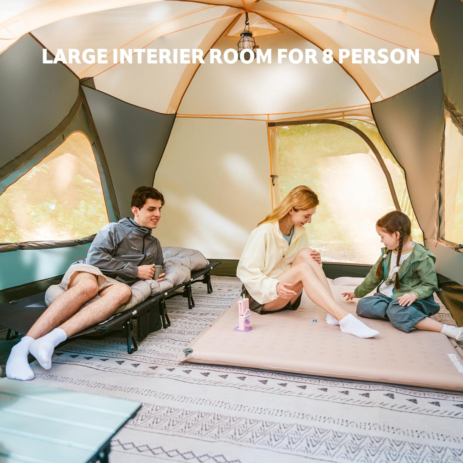 Naturehike KOTA Tente Camping 8 Places PU3000 8 Personnes