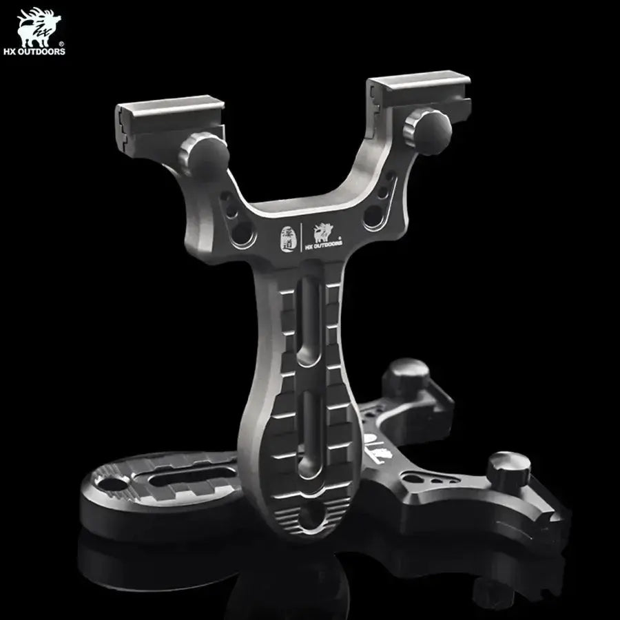 HX Accurion EDC-079A lance-pierre alu noir 110 mm