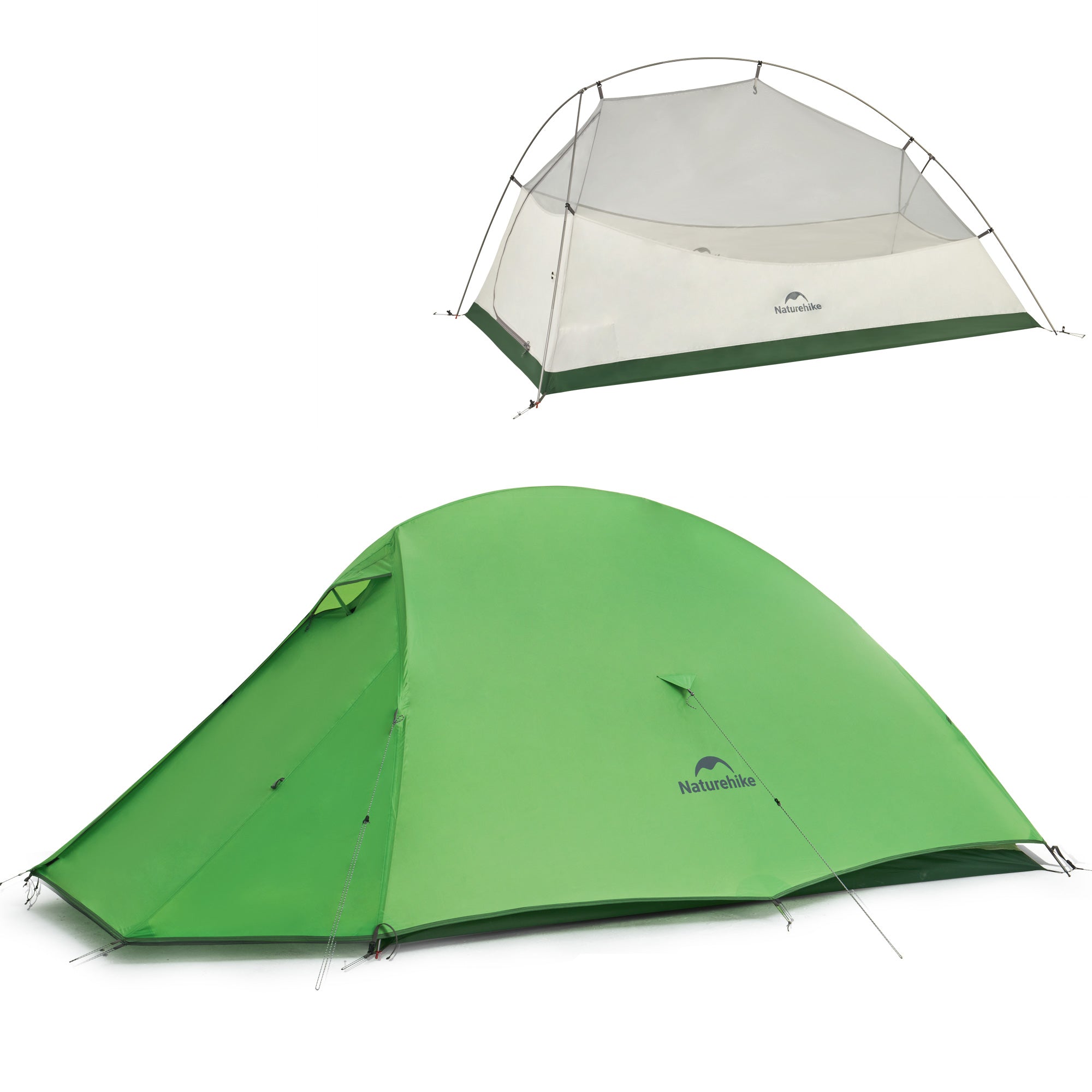 Naturehike Cloud Up Base tente rando 1 personne verte
