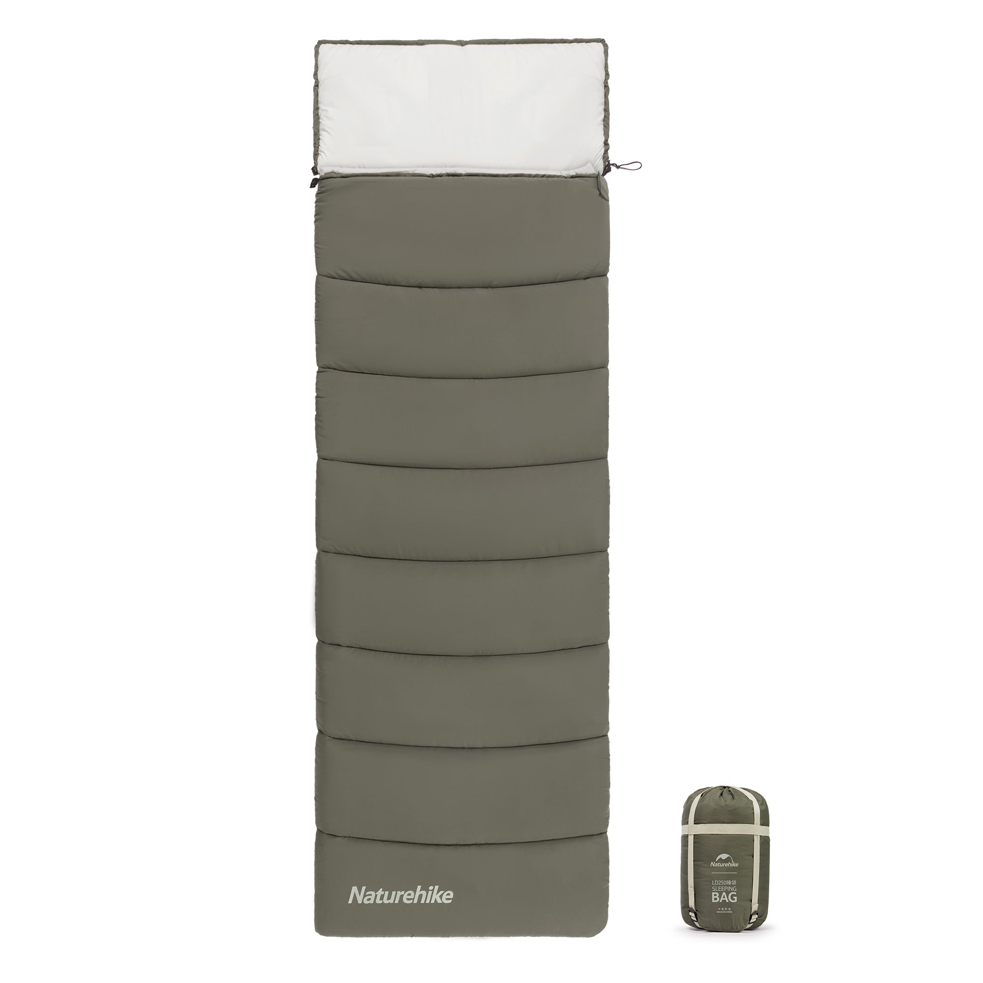 Naturehike LD250 sac de couchage vert imperméable -12°C