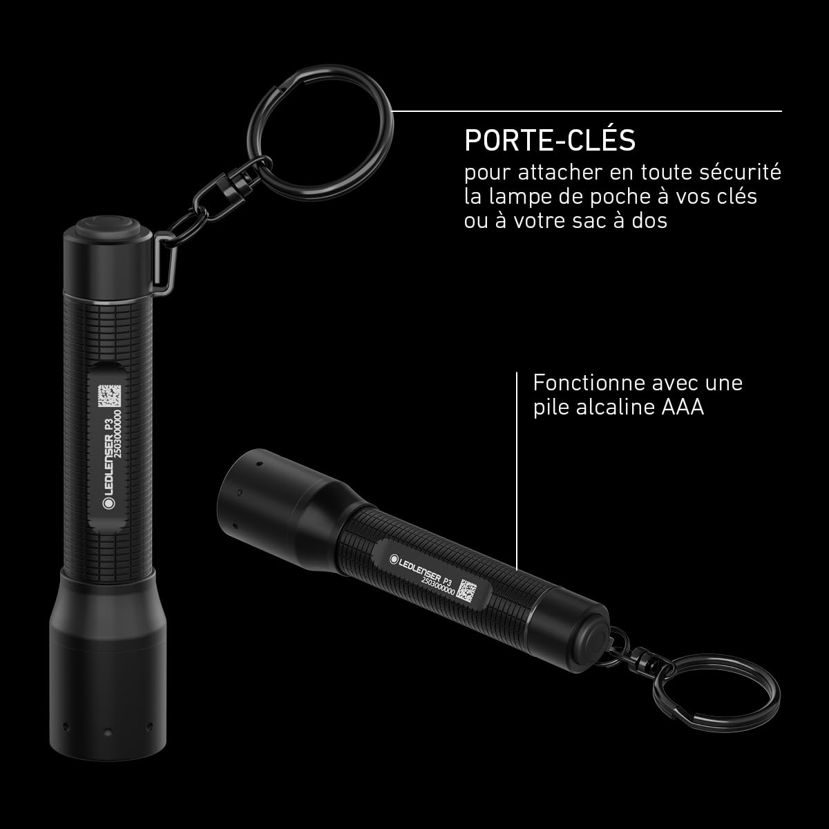 Ledlenser P3 P-Series mini lampe torche 130lm 43g