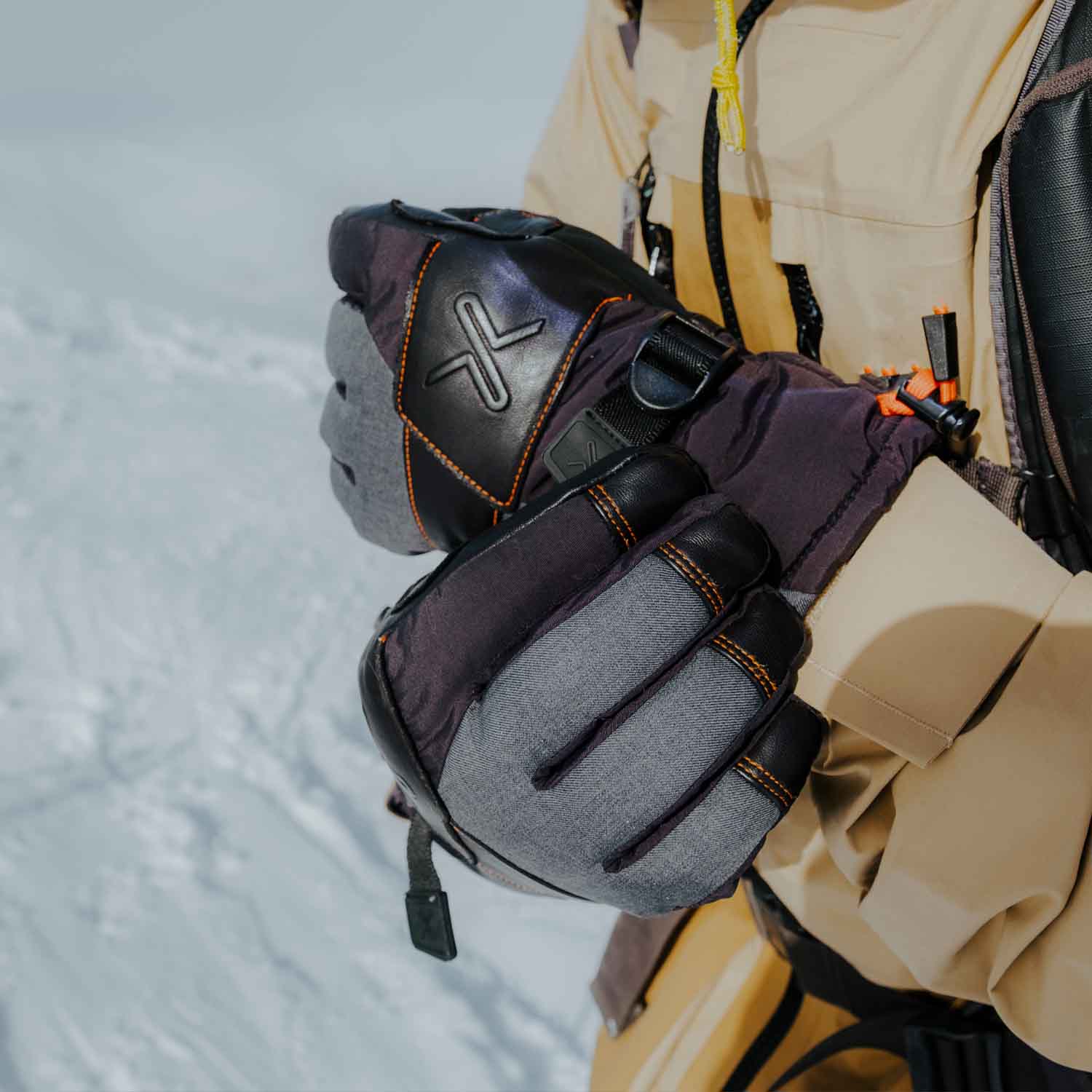 Terra Nova Extreme Meridian gants imperméables hiver cuir