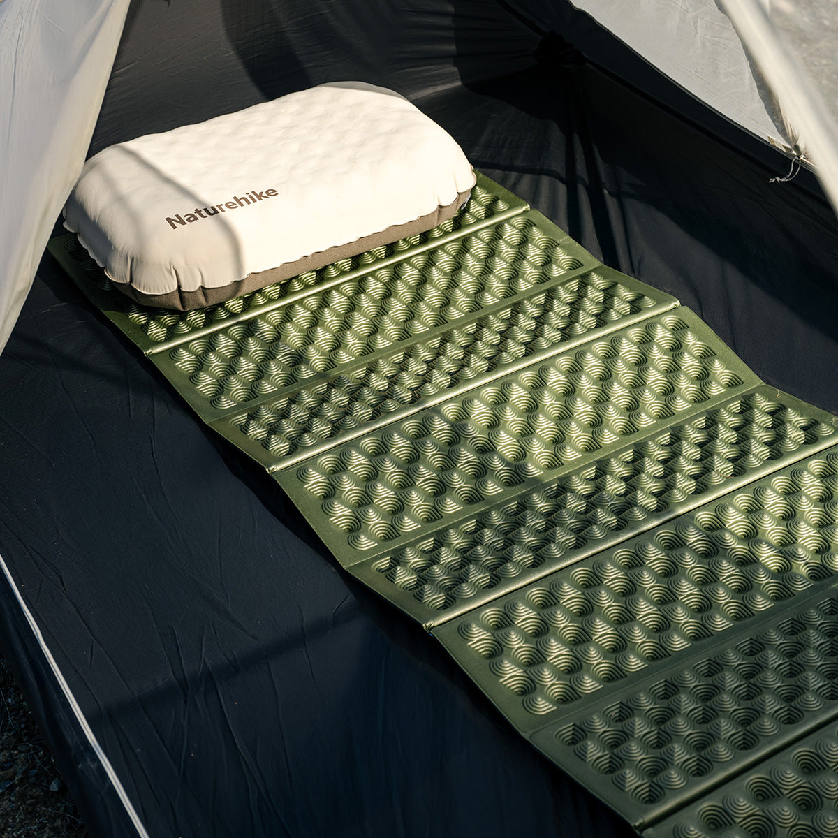 Naturehike Troues R2.6 tapis mousse pliable Standard Green