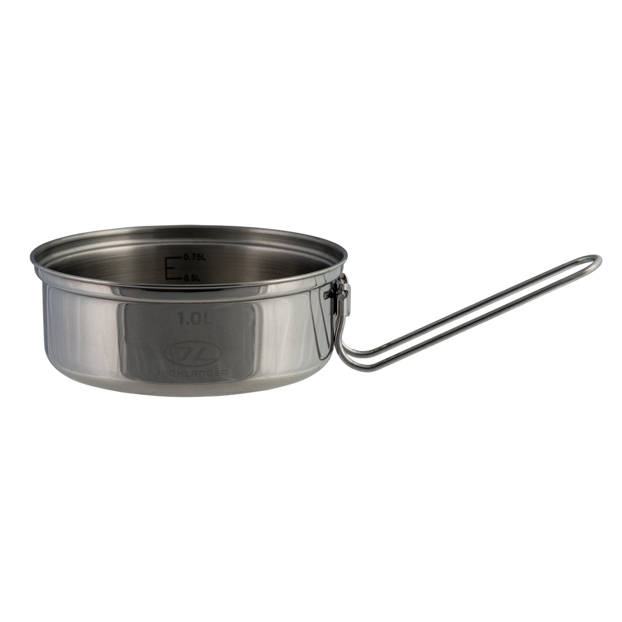 Highlander Billy 1L popote inox avec couvercle poêle