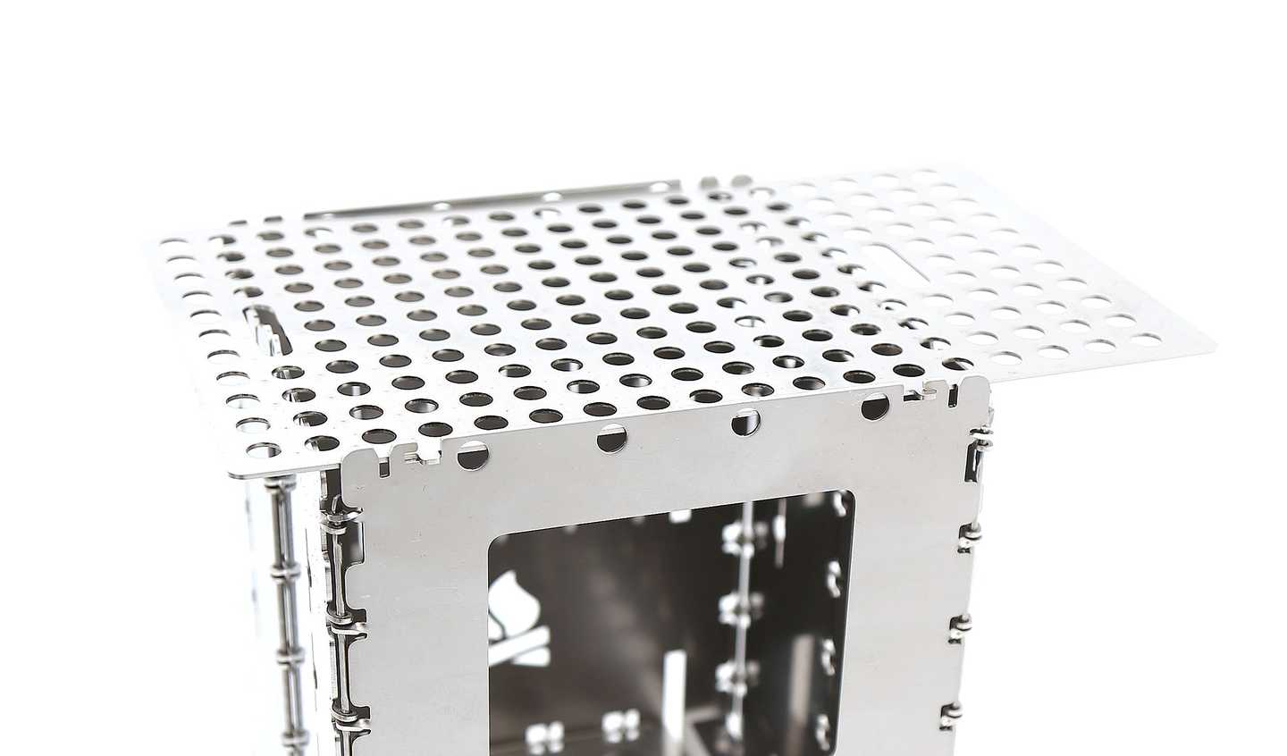 Bushcraft Essentials Bushbox XL plaque grill inox 127 g