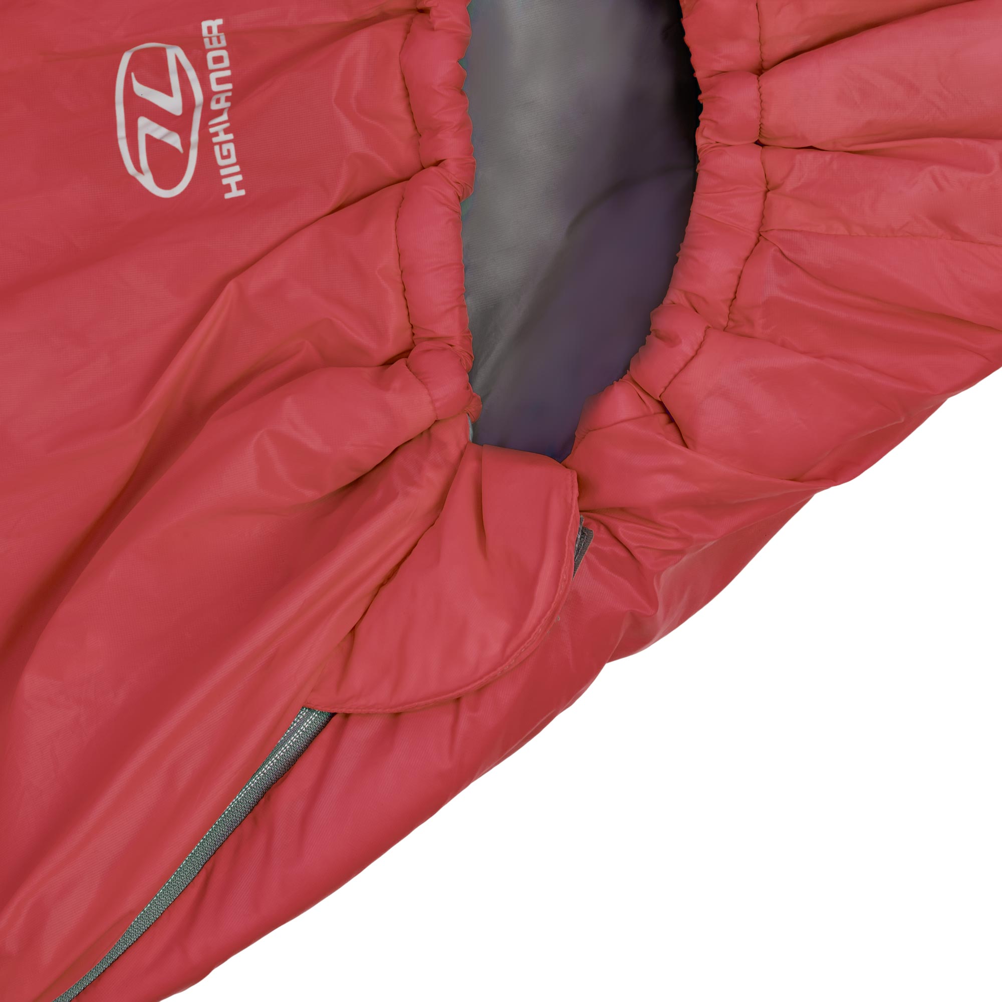 Highlander Zeta 100 sac couchage momie rouge 780 g