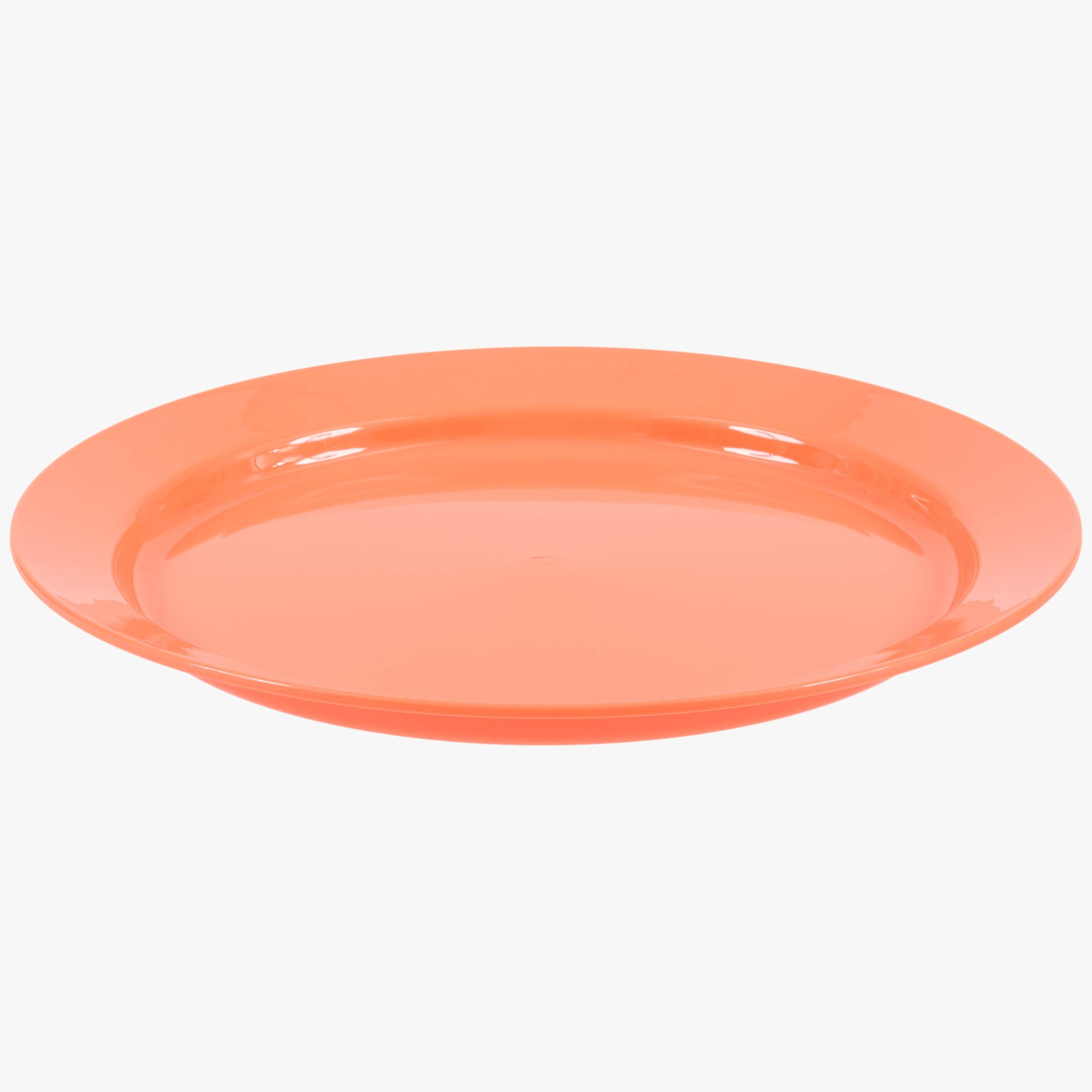 Highlander assiette plate camping 25 cm Corail