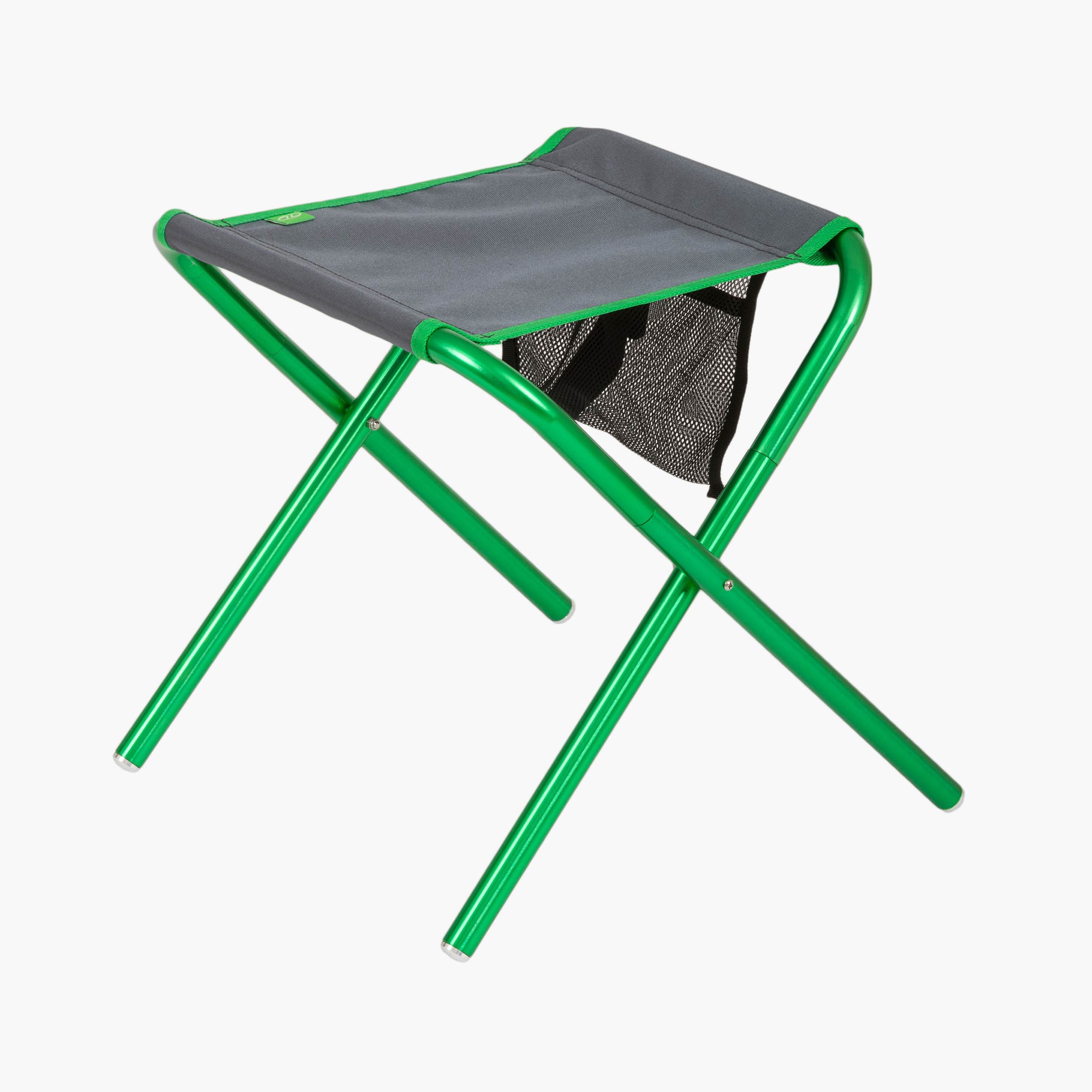 Highlander Ayr tabouret camping pliant alu 0,6 kg gris