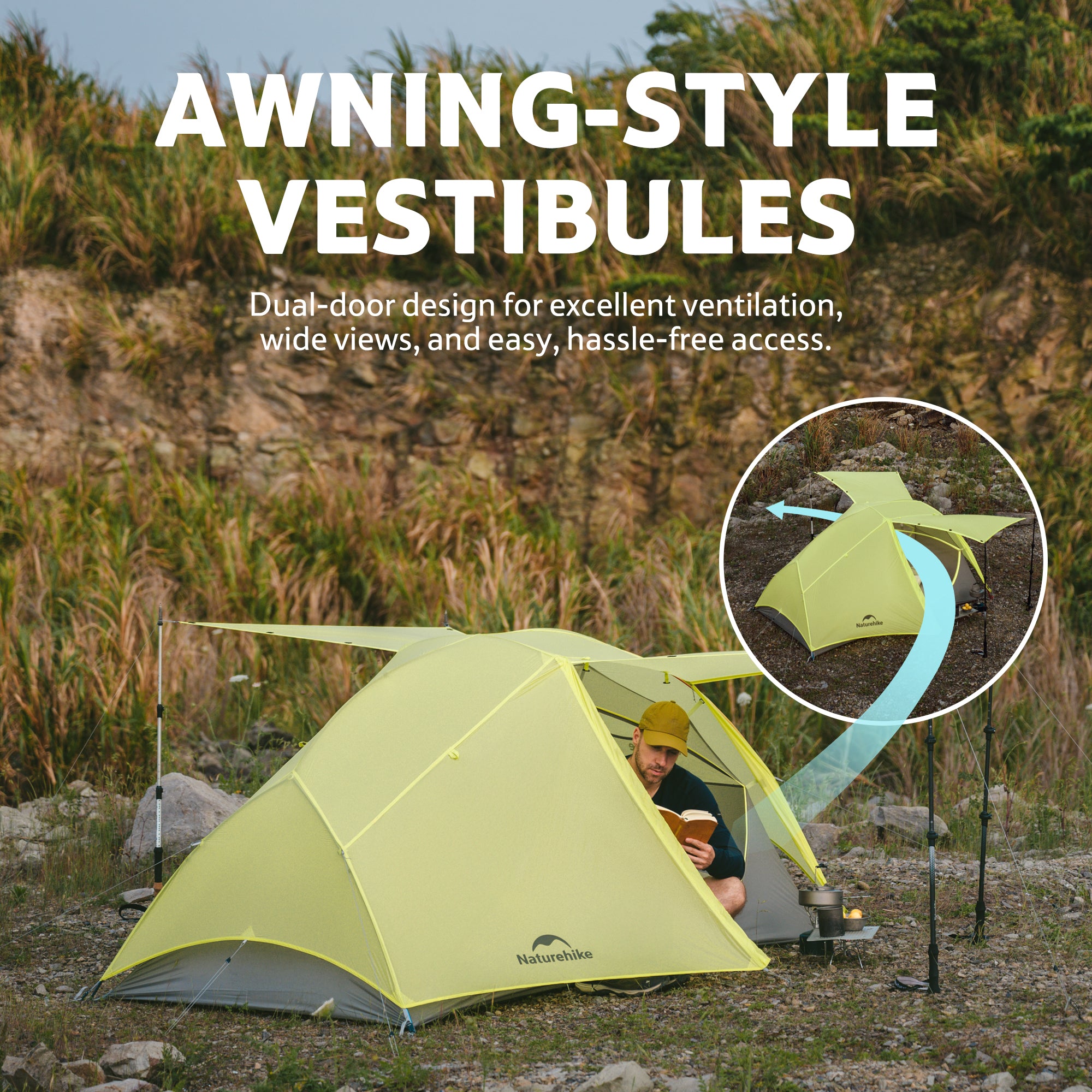 Naturehike Star River EXT tente 2 personnes 1,35 kg 3 saisons