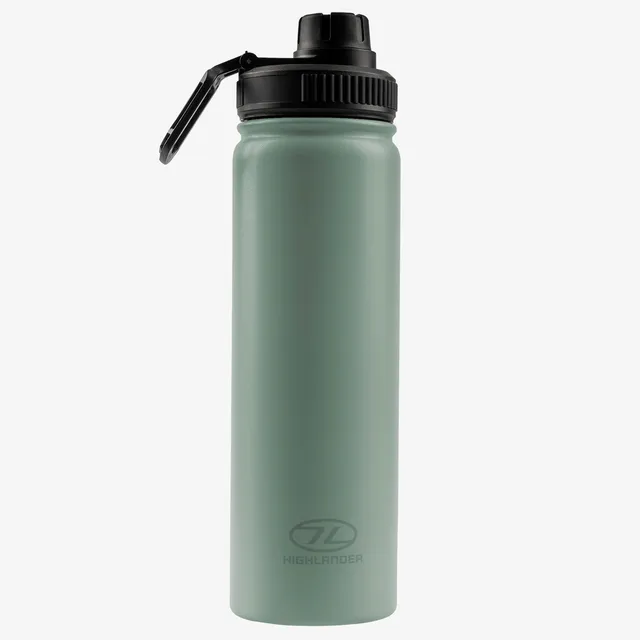 Highlander Glug gourde isotherme Charcoal 660 ml inox