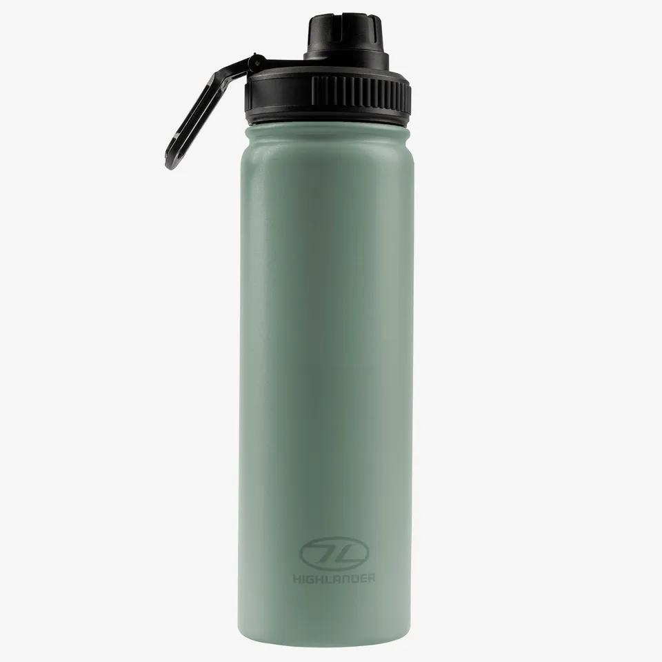 Highlander Glug gourde isotherme Charcoal 660 ml inox