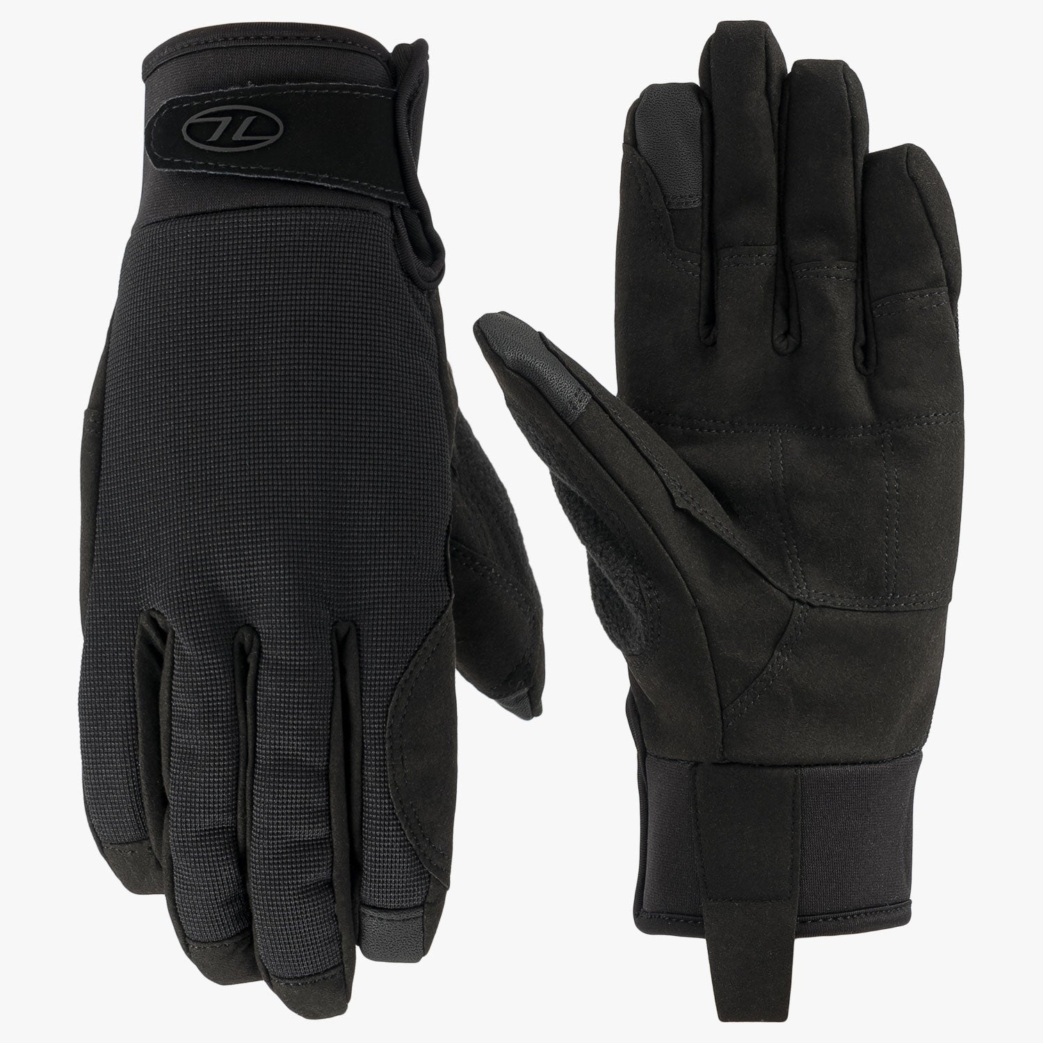 HIGHLANDER Aqua-Tac gants imperméables noirs membrane PU