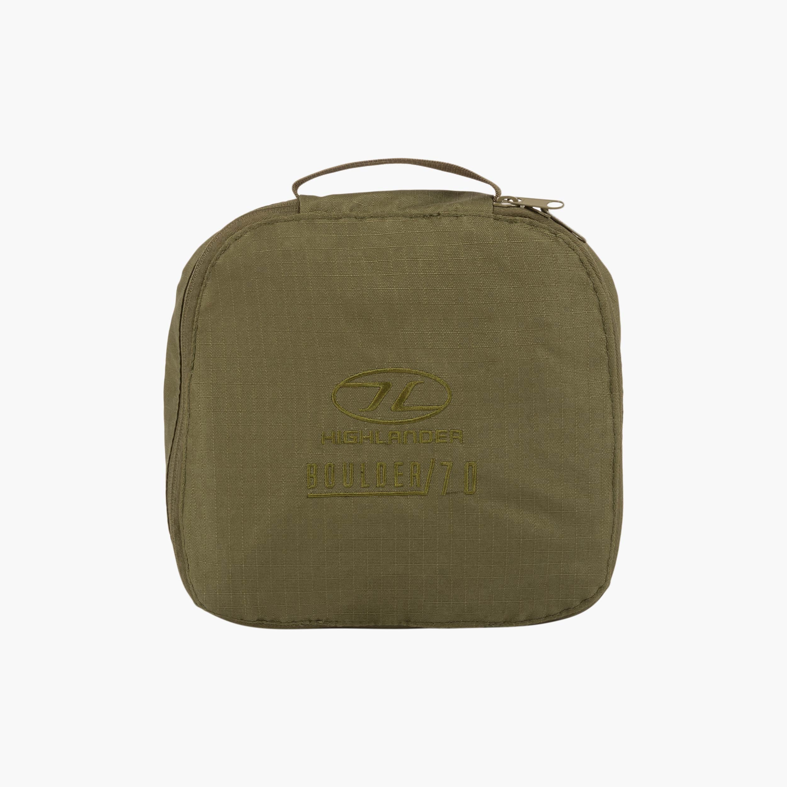 Highlander Boulder sac duffle 70 L noir pliable ripstop