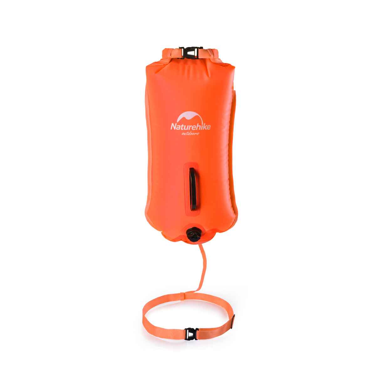 Naturehike sac étanche 18L haute visibilité orange base