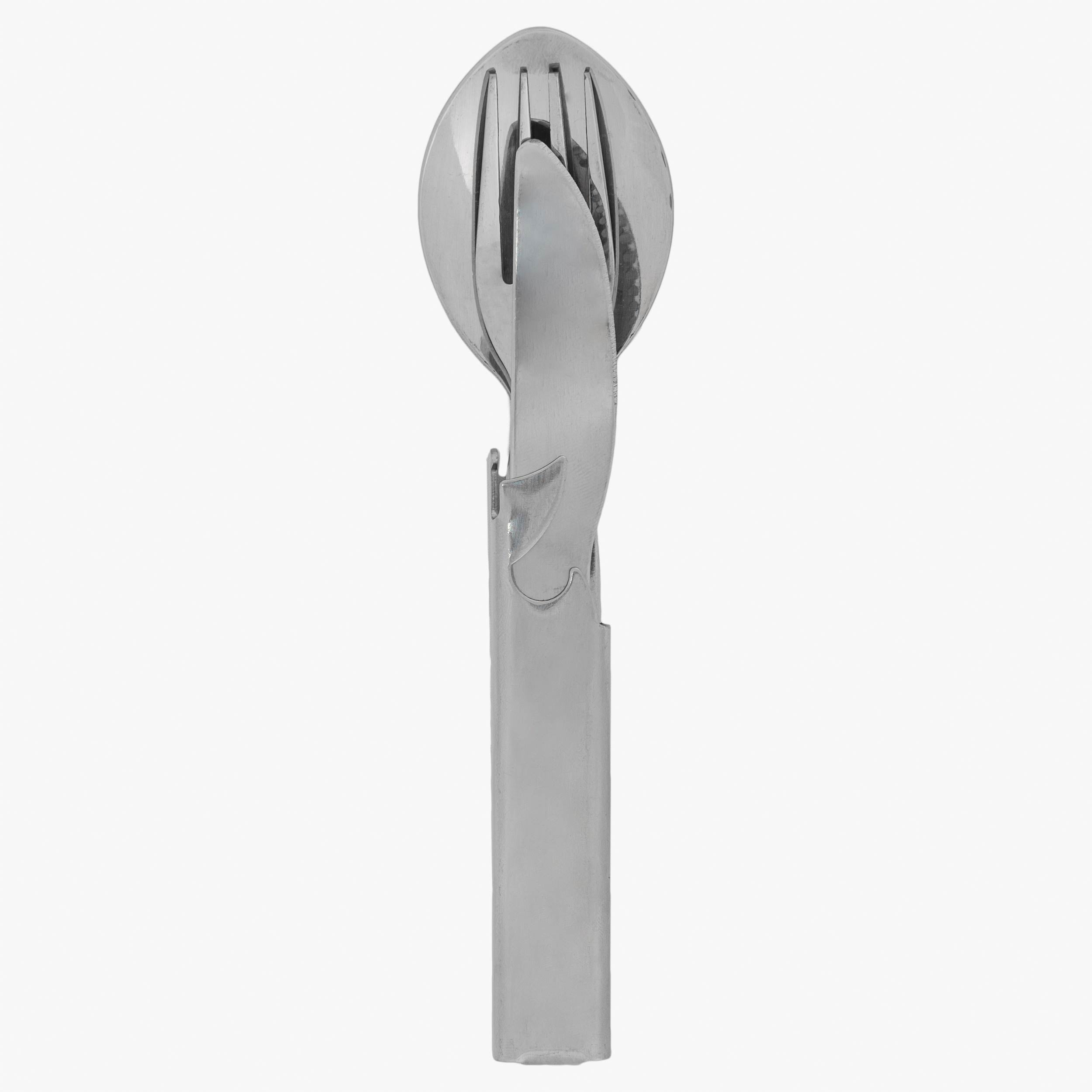 Highlander couverts camping 4 pièces inox militaire