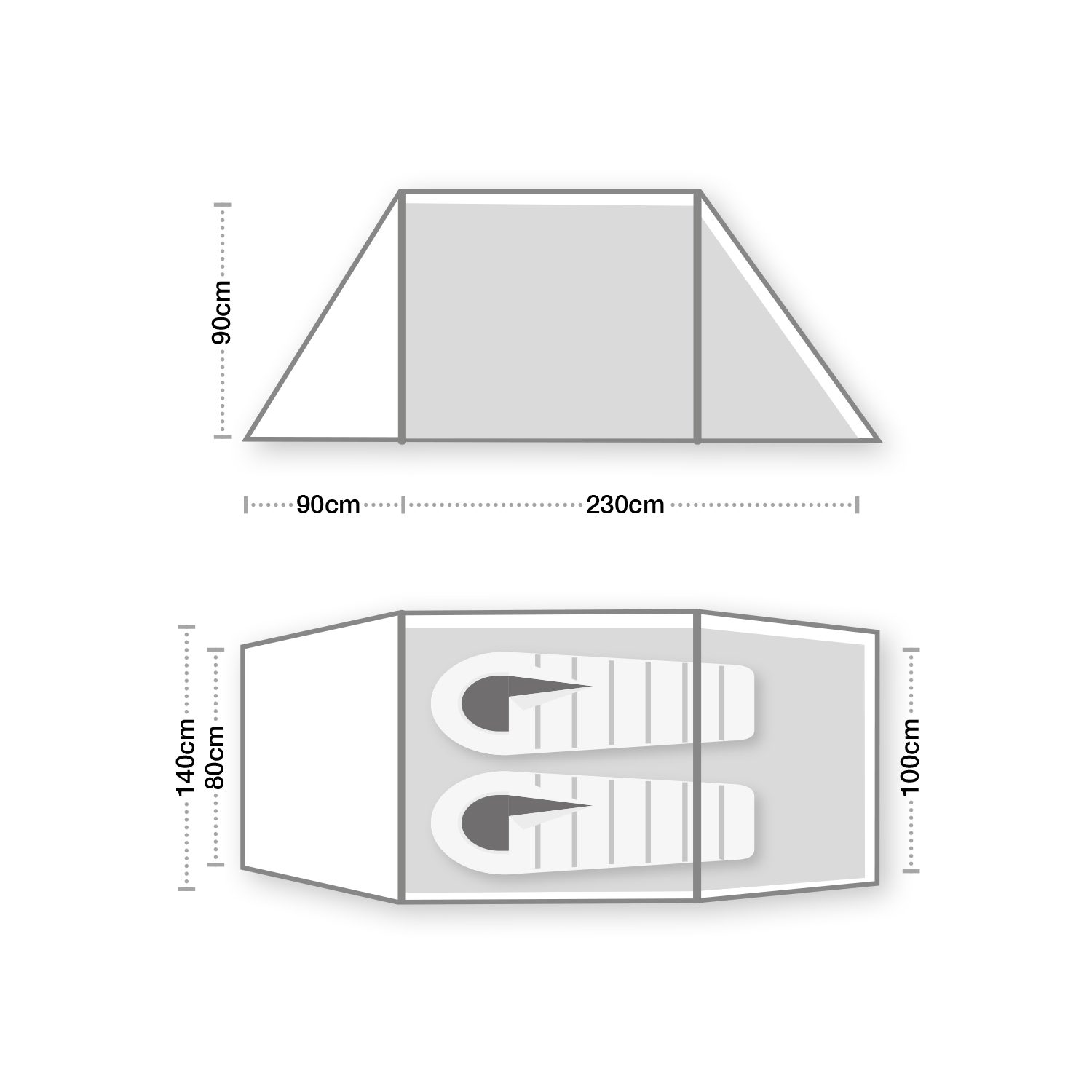 Terra Nova Hoolie Compact 2 Tente Tunnel 2 Places Verte