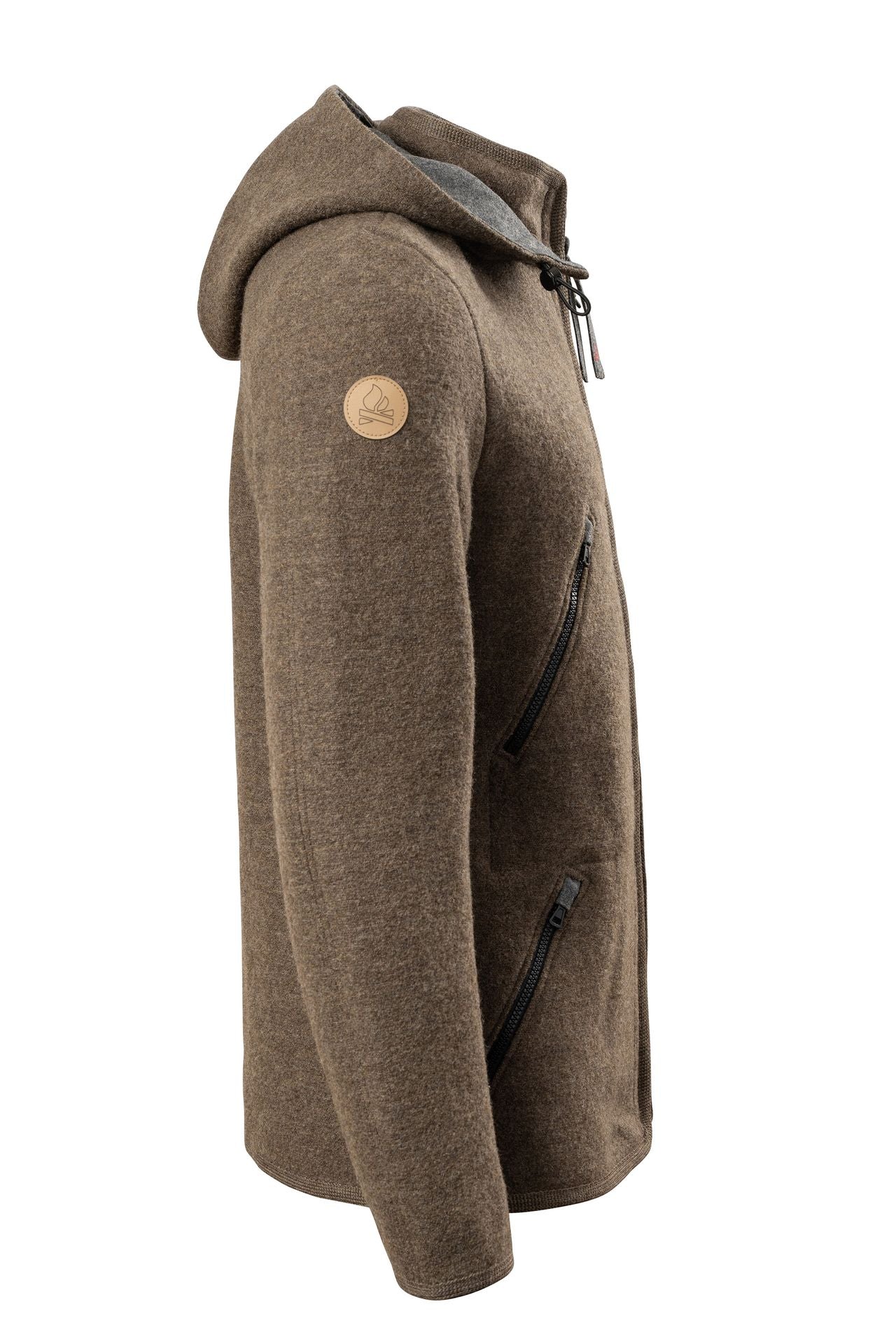 Bushcraft Essentials Wool Essentials Active Wear Veste laine marron M