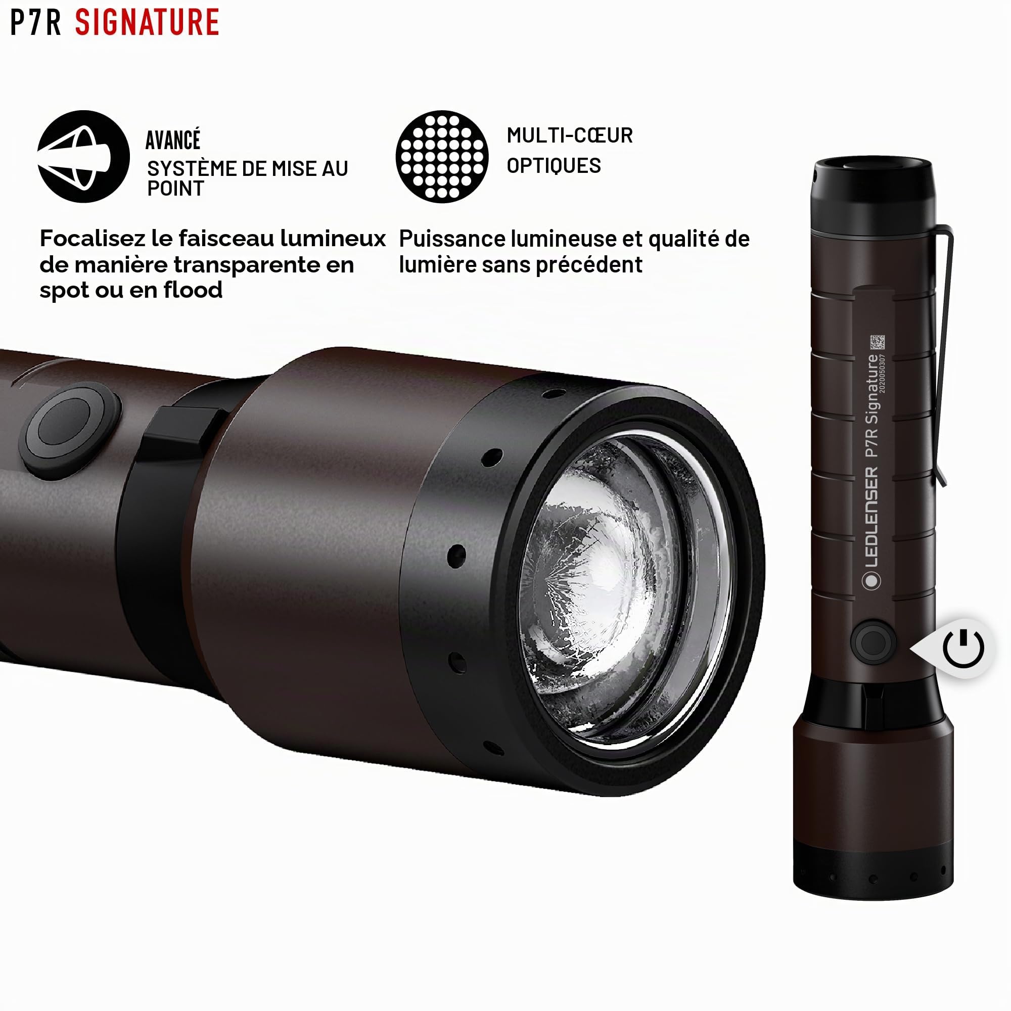 Ledlenser P7R Signature lampe torche rechargeable 2000 lm 330 m