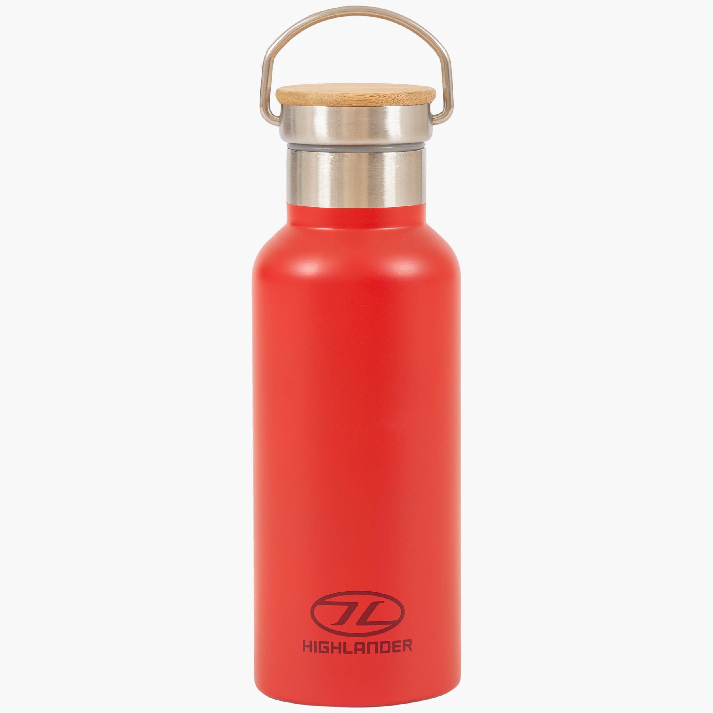Highlander Campsite Gourde Isotherme 500ml Bleue Inox