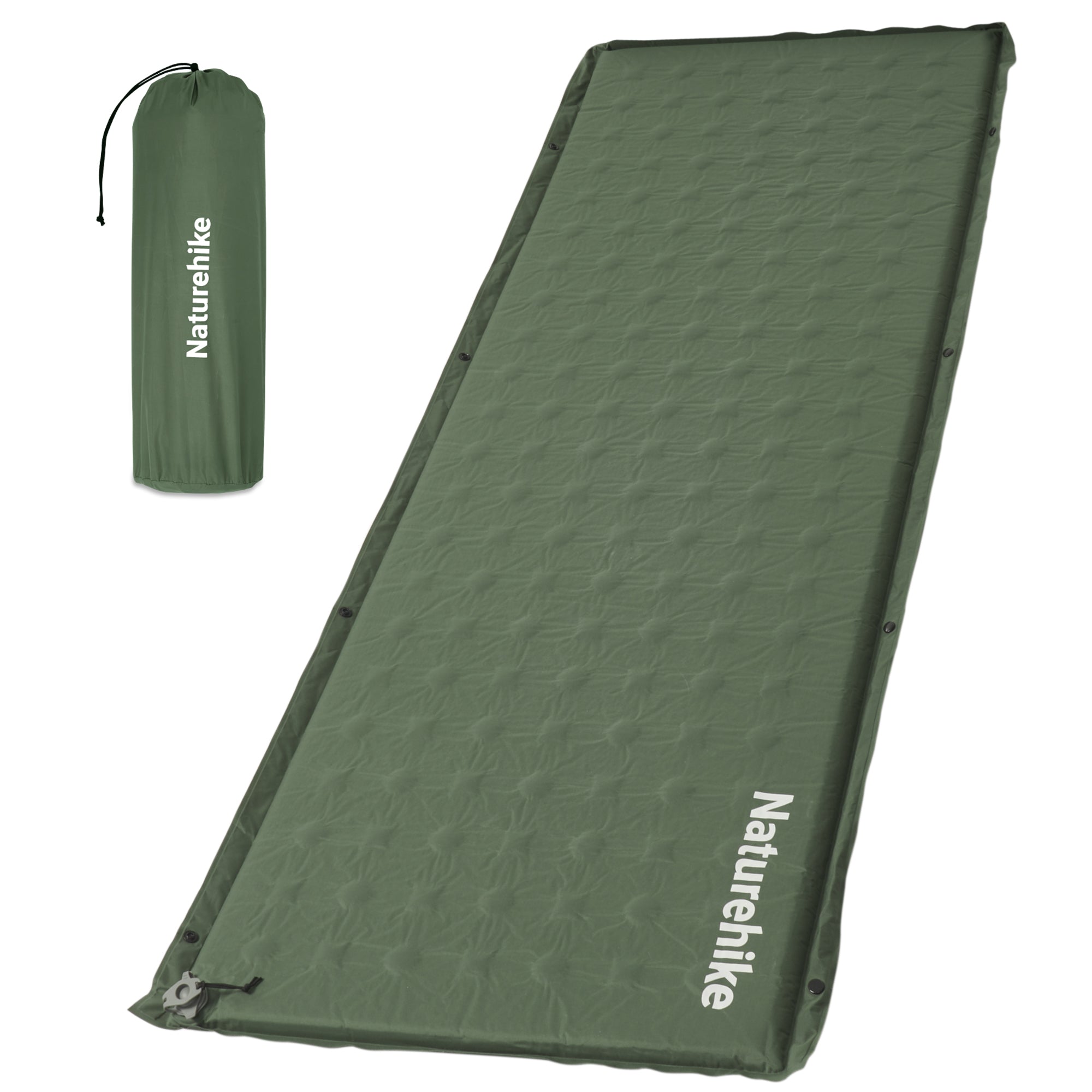 Naturehike D Series matelas autogonflant simple 6 cm kaki