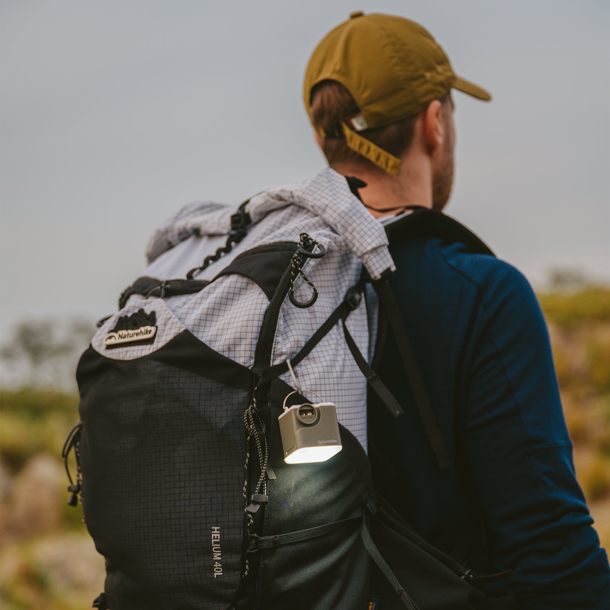 Naturehike Wind-air pompe à air rechargeable 200 L/min LED
