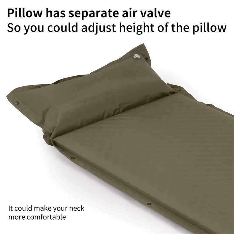 Naturehike D01 matelas autogonflant vert simple 3 cm
