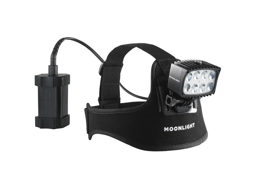 Moonlight Bright As Day 4000 lampe frontale 4000 lumens 8 LED