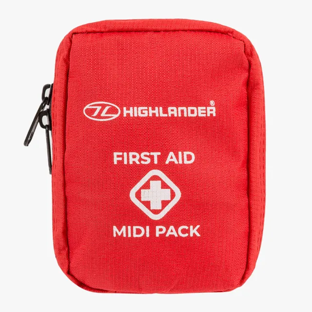 Highlander First Aid Midi Kit Secours Rouge Léger