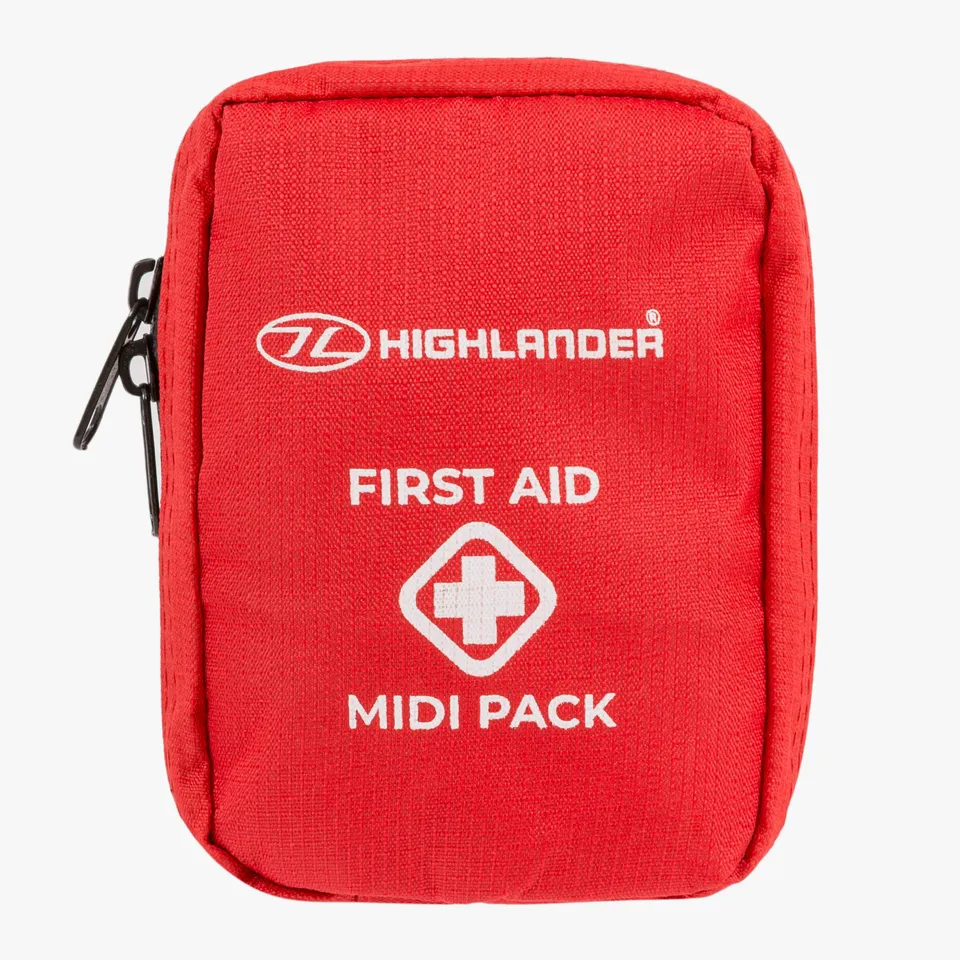 Highlander First Aid Midi Kit Secours Rouge Léger