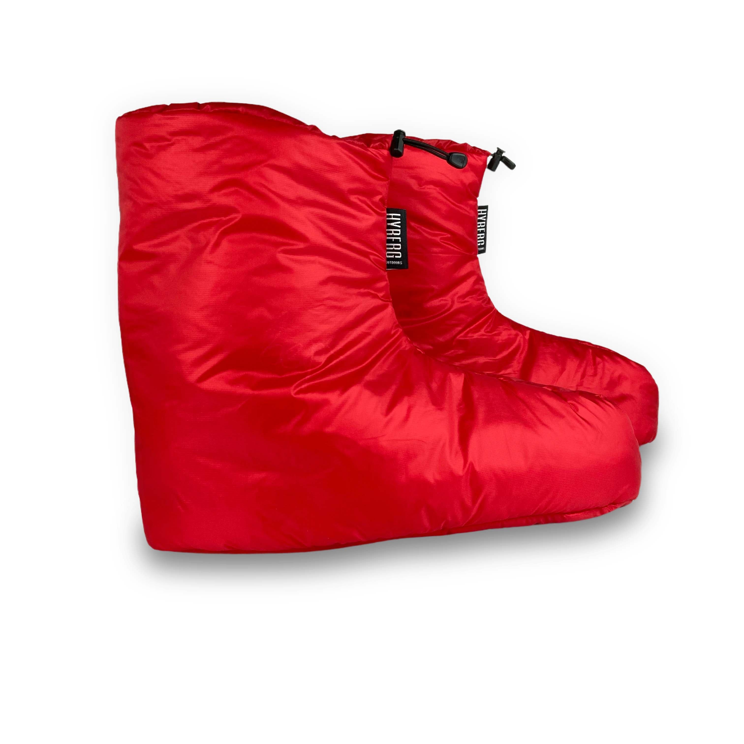 Hyberg Warm Booties chaussons bivouac rouge M Apex 133