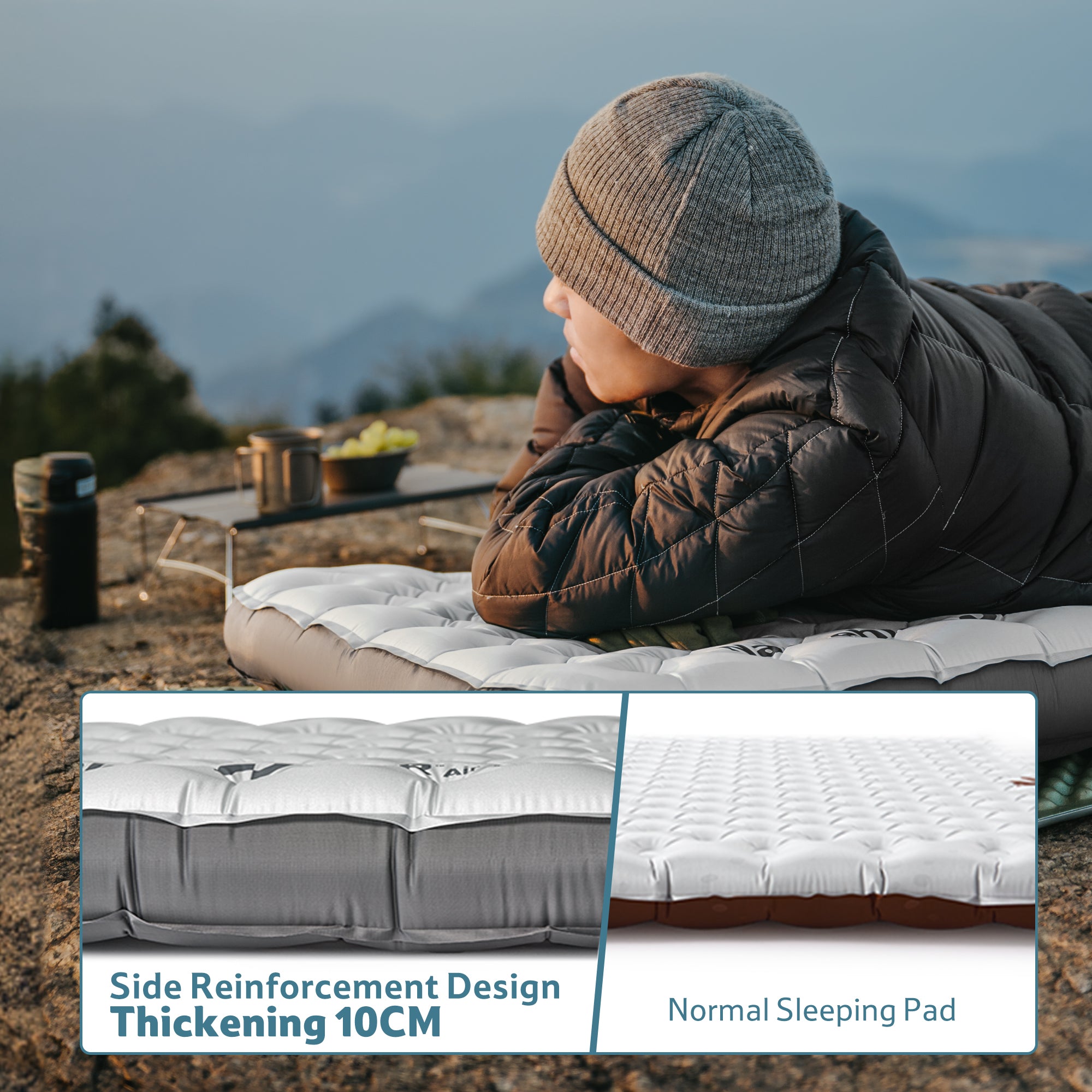 Naturehike TuYe R6.5 matelas gonflable hiver 1 personne