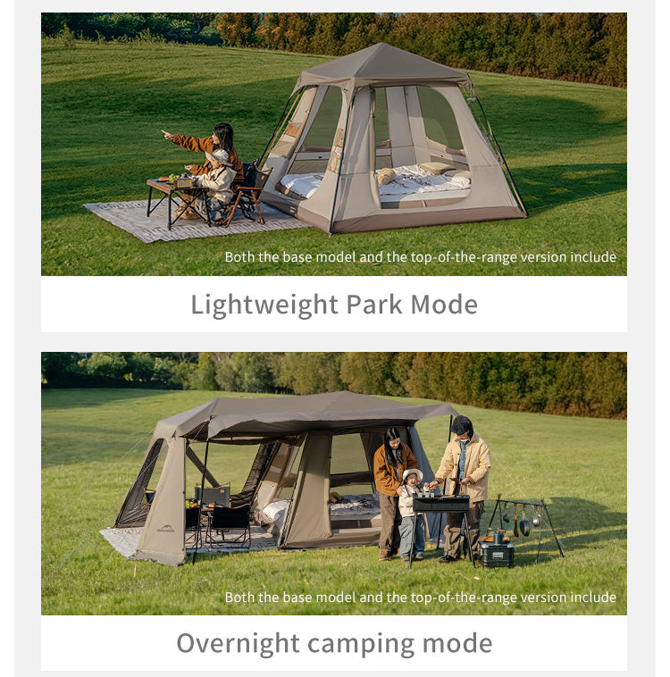 Naturehike Village NEO tente camping instantanée 4-6 pers PU10000