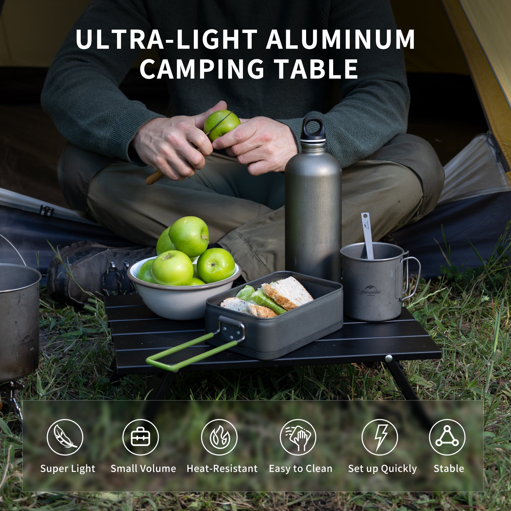Naturehike StarCore Table Camping Alu 41 cm 570 g