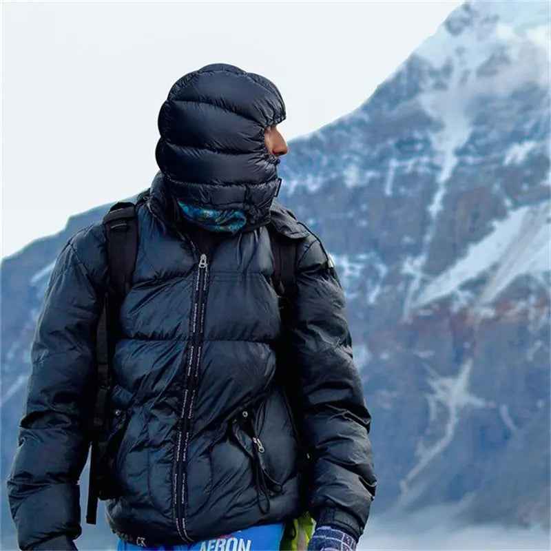 Naturehike chapeau duvet oie bonnet hiver noir 72g 750+